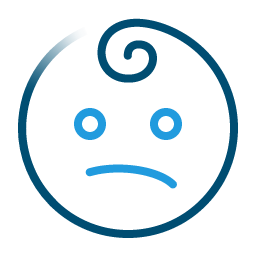 Sad face icon