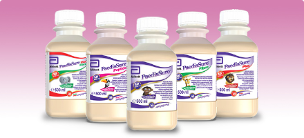 Paediasure tube feed product range